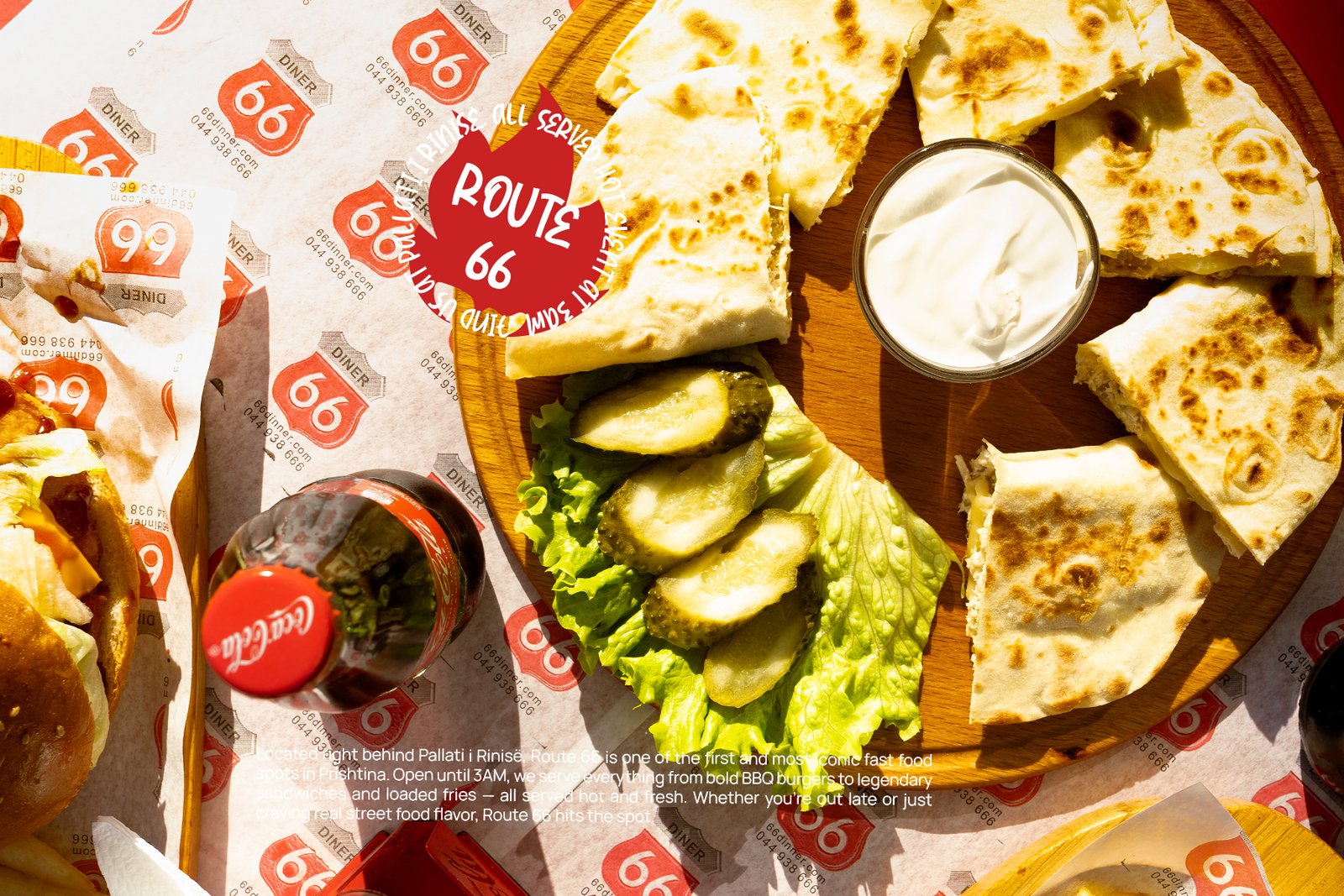 Selected food photograph from FlynLab’s Route66 photoshoot.